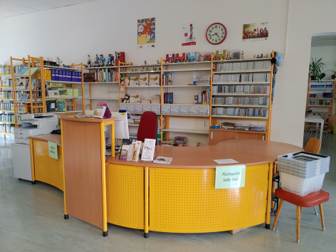 Theke im Eingangsbereich